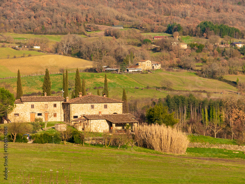 Italia, Toscana, Arezzo,  campagna di Stia.