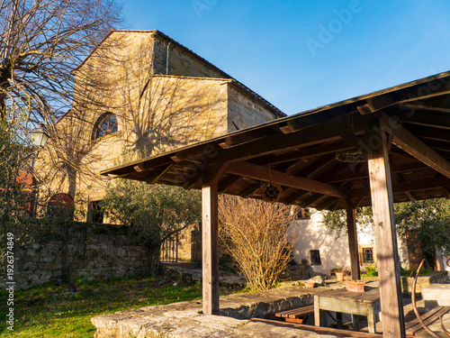 Italia, Toscana, Arezzo, Stia , la Pieve di Romena.