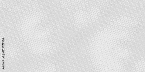 Minimalist White Halftone Dot Pattern Background with Blue Gradient Center