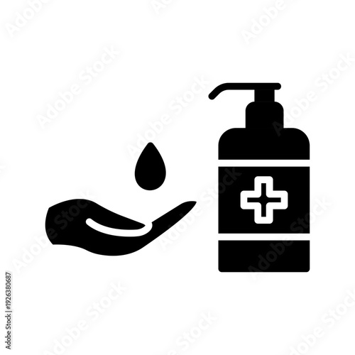 Hand Sanitizer Vector Icon