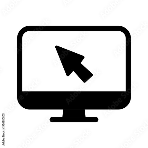Desktop Computer Vector Icon