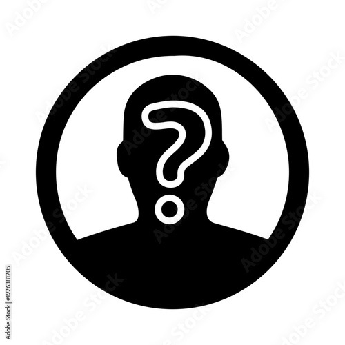 Hidden Identity Vector Icon