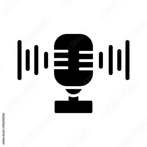 Microphone Vector Icon