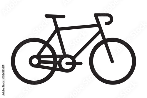 vector illustration of a bicycle