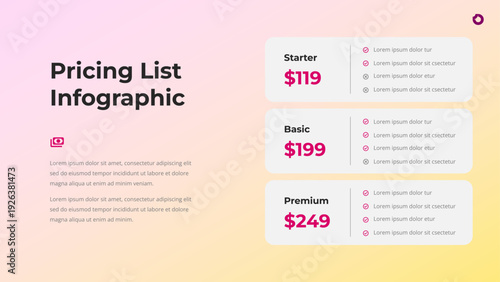 Pricing List