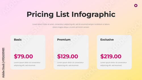 Pricing List