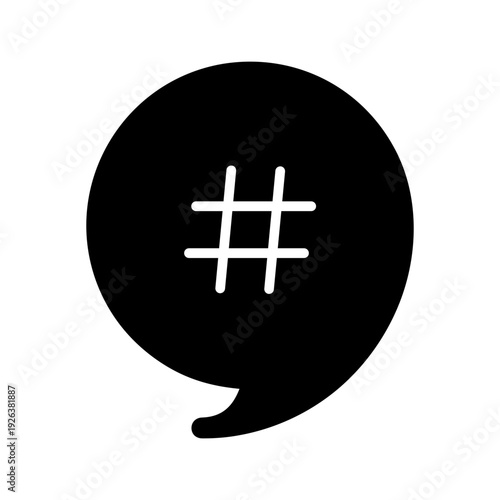 Hashtag Vector Icon