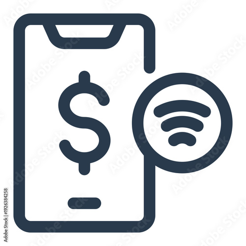 Contactless payment tap to pay NFC mobile transaction