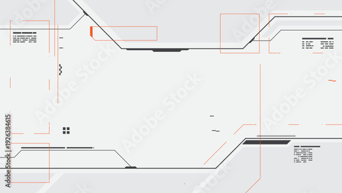 Abstract technology futuristic and sci-fi background with cyberpunk style design