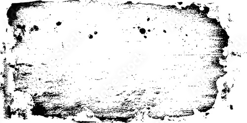 Distressed Black and White Grunge Frame Vector Texture Overlay Rough Aged Border Background Graphic Resource