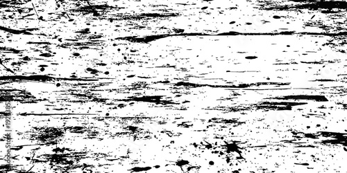 Abstract Black and White Grunge Texture Distressed Background Overlay Vector Graphic