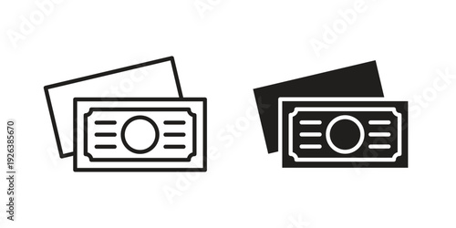 Cash icons for website design and development, app development. EPS10
