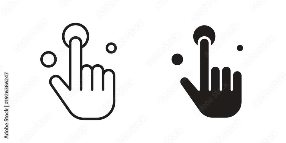 Obraz premium Choice icons for website design and development, app development. EPS10