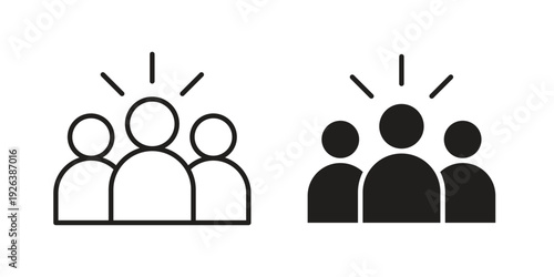 Community icons for website design and development, app development. EPS10