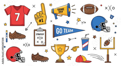 Back to School Education Doodle Vector Set – Classroom Supplies and Learning Icons Collection