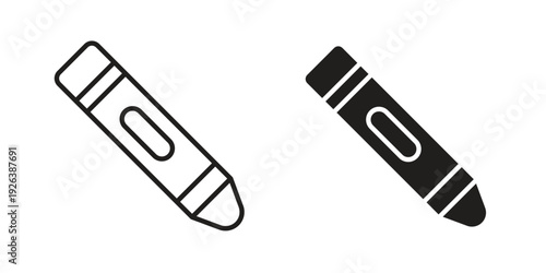 Crayon icons for website design and development, app development. EPS10