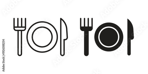Cutlery icons for website design and development, app development. EPS10