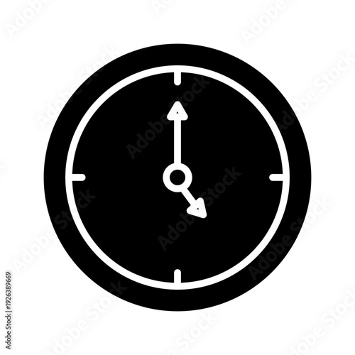 Time Clock Vector Icon