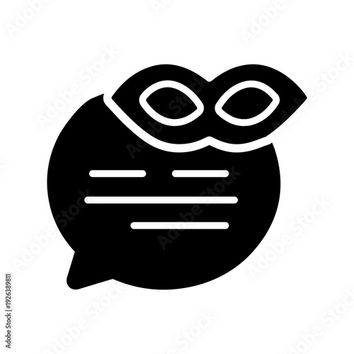 Hidden Face Vector Icon