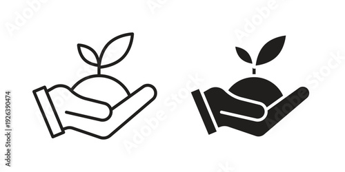 Environment icons for website design and development, app development. EPS10