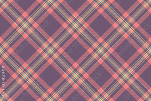 Soft checkered textile illustration blends gentle geometry. The calming textile background suits lifestyle presentations and surface decoration.