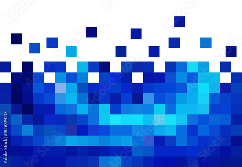 sfondo, forma astratta, pixel, griglia, concetto informatica,  digitale