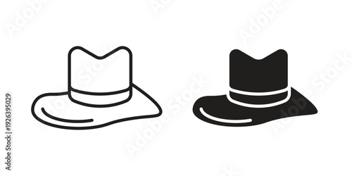 Hat icons for website design and development, app development. EPS10