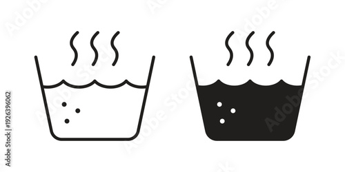Hot Water icons for website design and development, app development. EPS10