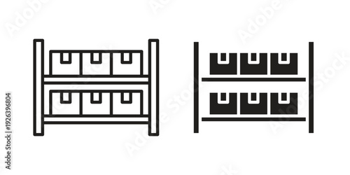 Inventory icons for website design and development, app development. EPS10