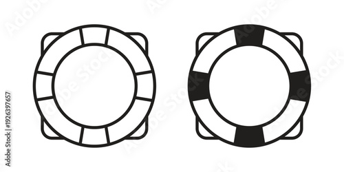 Life buoy icons for website design and development, app development. EPS10