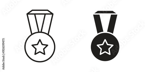 Medal icons for website design and development, app development. EPS10