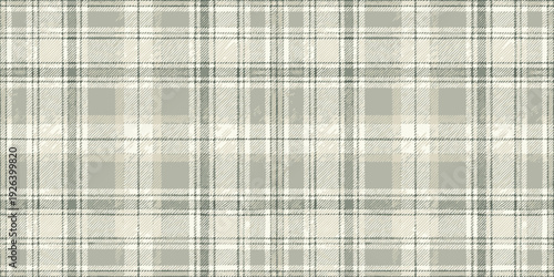 A vintage plaid fabric with subtle diagonal lines and faded color variations Vector