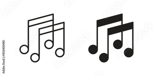 Music icons for website design and development, app development. EPS10