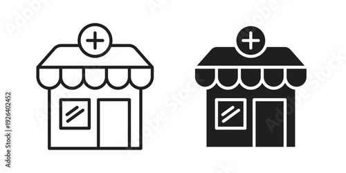 Pharmacy icons for website design and development, app development. EPS10