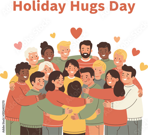 Embrace the Season of Giving Celebrate Holiday Hugs Day with Warm Connections and Joyful Moments