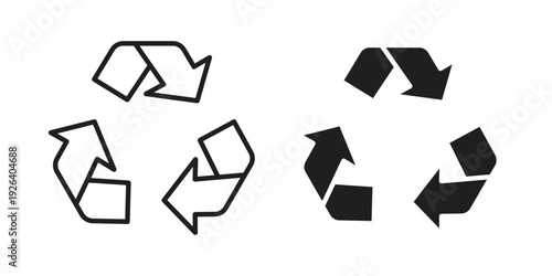 Recycle icons for website design and development, app development. EPS10