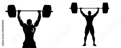 Strength and Power - The Weightlifter's Silhouette