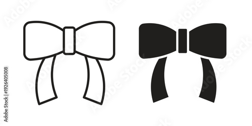 Ribbon icons for website design and development, app development. EPS10