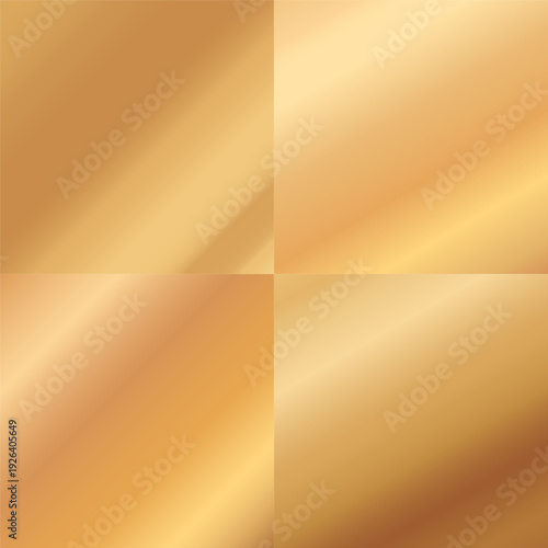 Bronze gradients. Creative classic set universal use