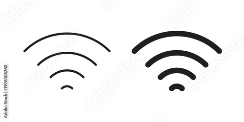 Signals icons for website design and development, app development. EPS10