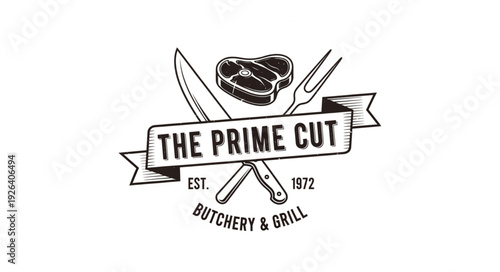 The Prime Cut Butchery Grill Logo.