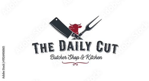 The Daily Cut Butcher Shop Logo.