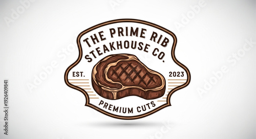 The Prime Rib Steakhouse Company Logo.