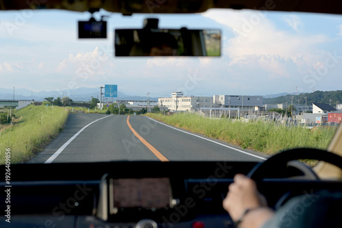 Photos 運転席から見た道路