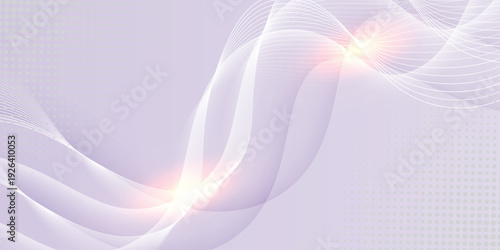 Minimal gradient background with flowing curved lines pattern. For minimal design and modern templates. Futuristic concept.