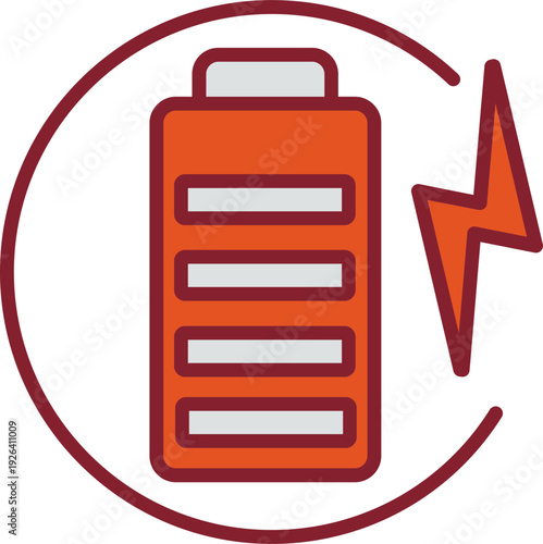 Charge Battery Vector Icon