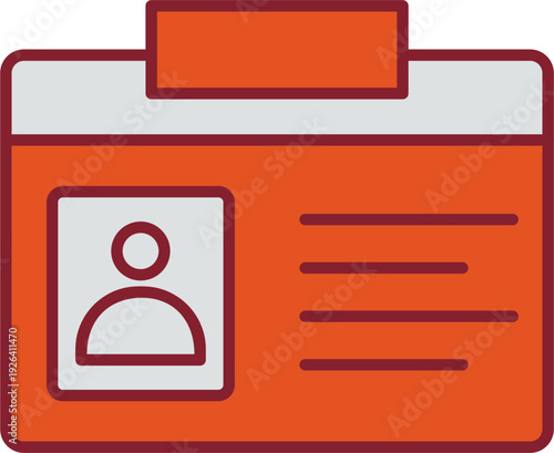 Id Card Vector Icon