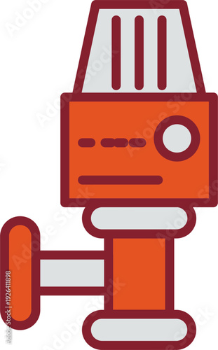 Thermostatic Head Vector Icon