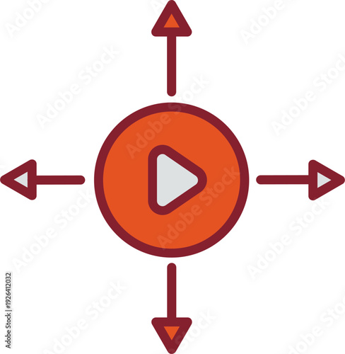 Viral Content Vector Icon