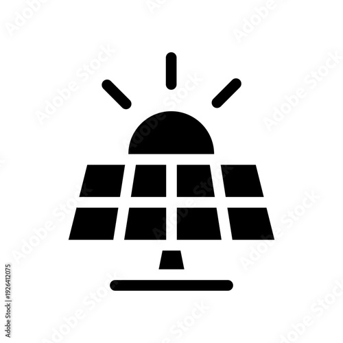 Solar cell icon